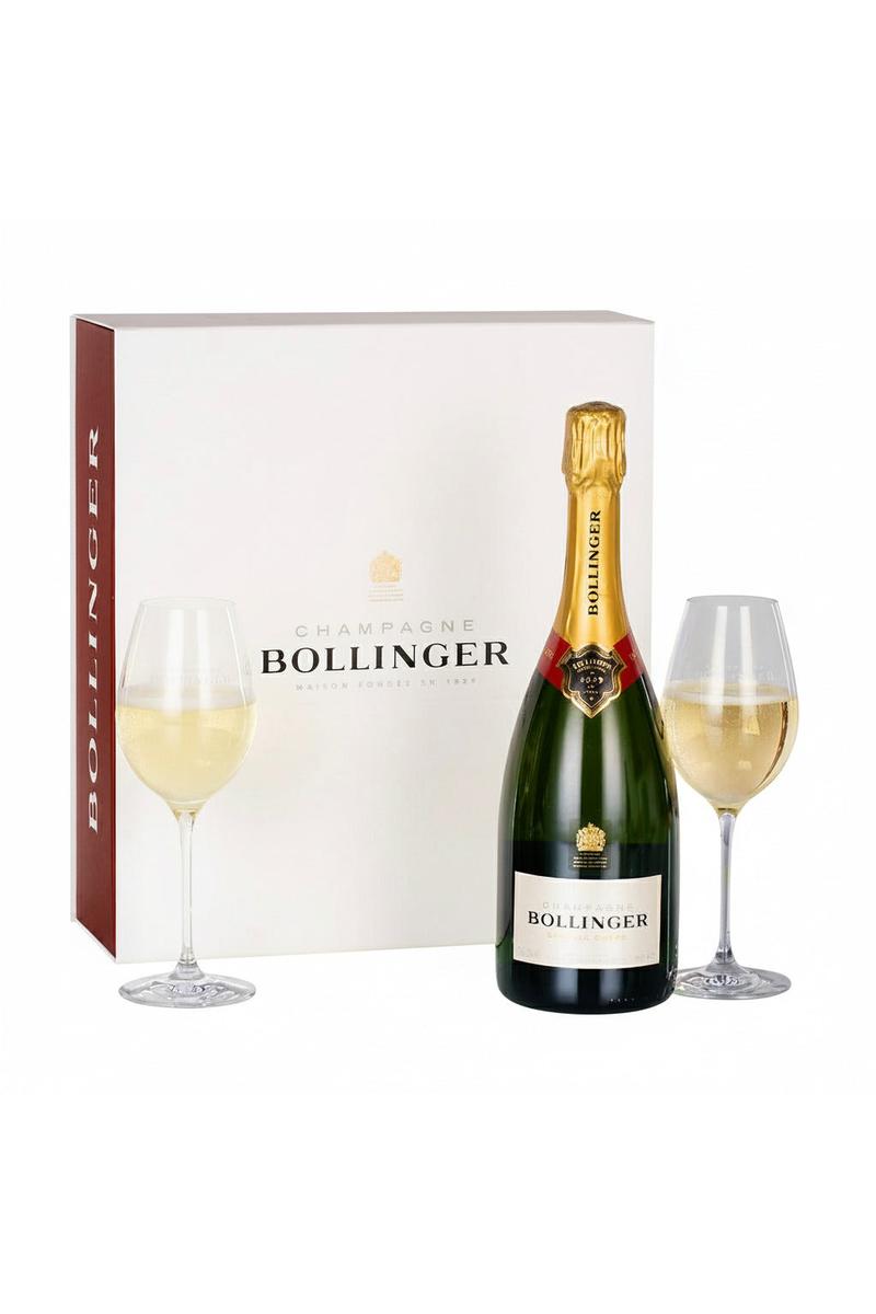 [古酒］Bollinger Special Cuvee & Rose セット Champagne Bollinger Special Cuvee Brut Gift Set - Cheers Wine