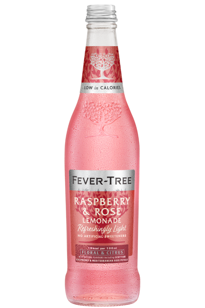 Fever Tree Refreshingly Light Raspberry and Rose Lemonade 500ml