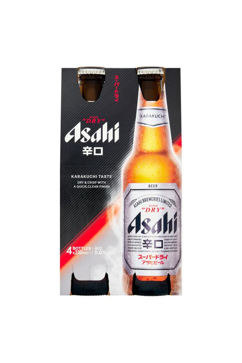 Asahi Super Dry 4x330ml bottles