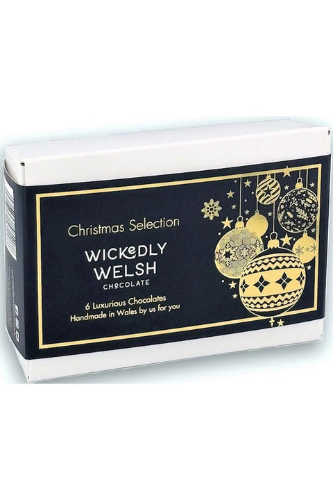 Wickedly Welsh - Christmas Selection of 6 Welsh Chocolates