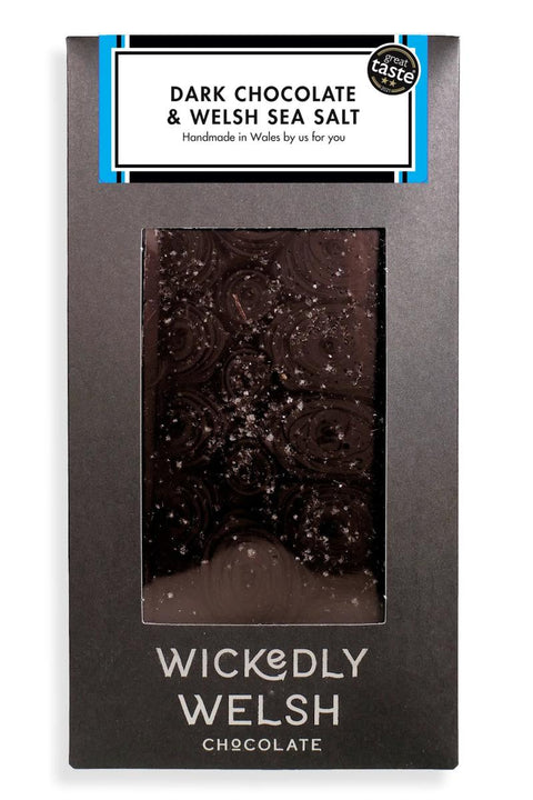 Wickedly Welsh - Dark Chocolate and Sea Salt Bar