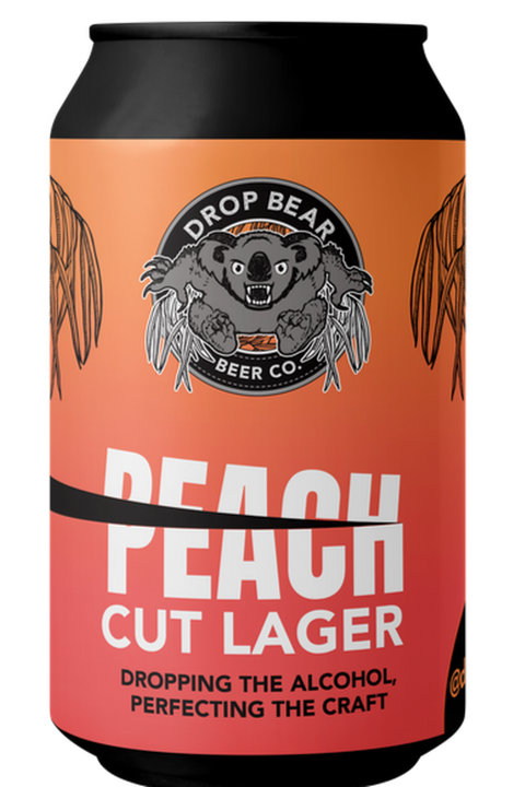 Drop Bear Beer Co. Peach Cut Lager