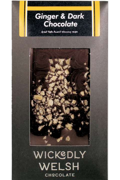 Wickedly Welsh - Ginger & Dark Chocolate Bar