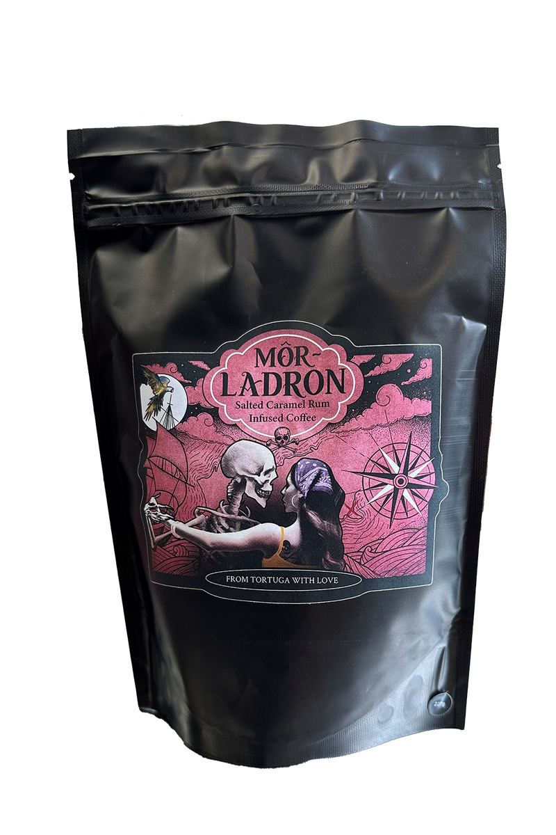 Mor Ladron Salted Caramel Rum Infused Coffee Beans