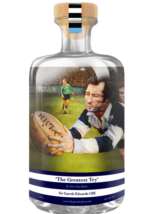 Gwyr Gin The Greatest Try London Dry Gin by Sir Gareth Edwards