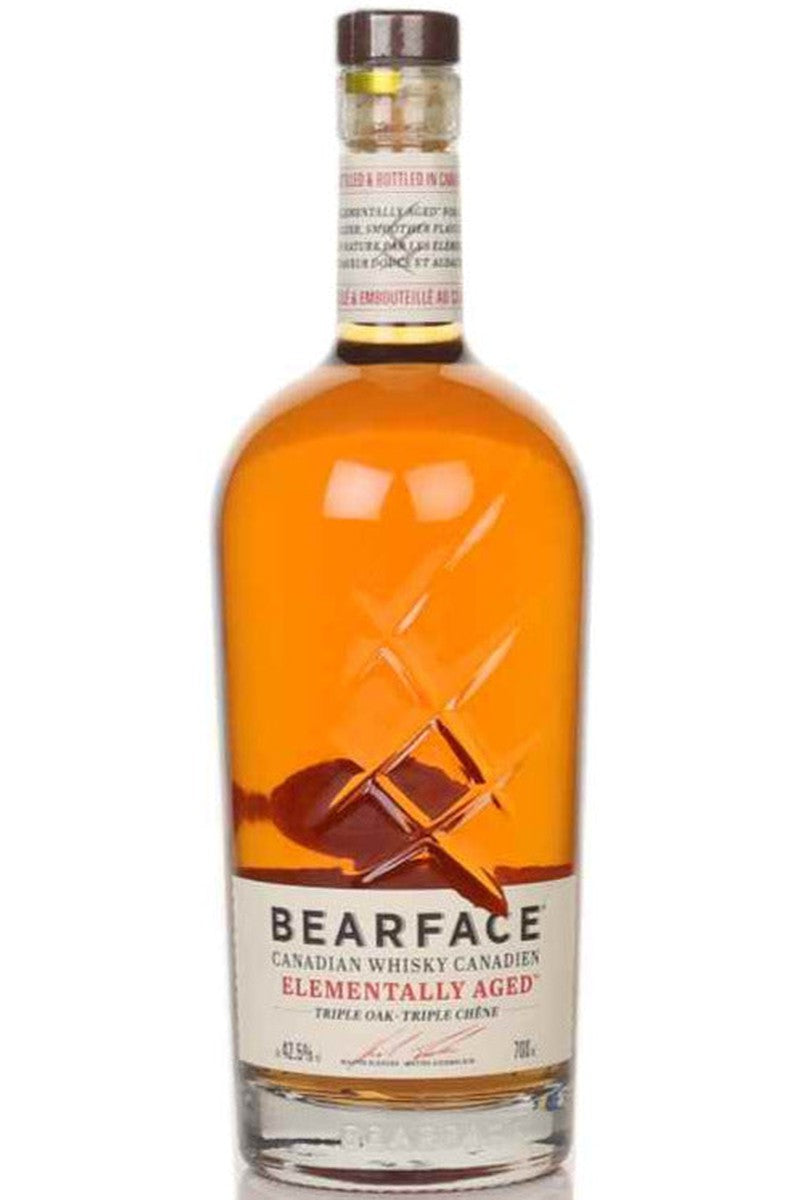 Bearface Elementally Aged Triple Oak Canadian Whisky Cheers Wine
