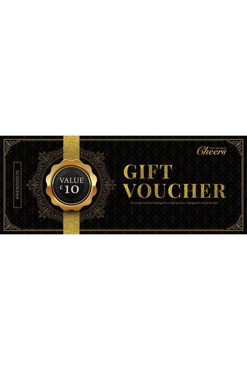 Cheers Wine Merchants Gift Voucher £10.00