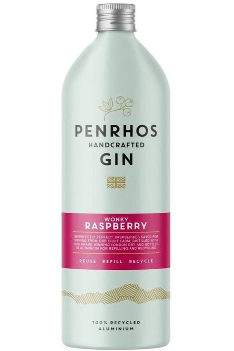 Penrhos Wonky Raspberry Gin - Aluminium Bottle